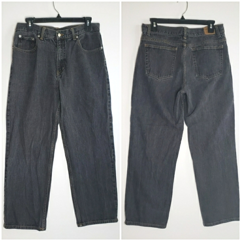 Canyon River Blues Youth Boy Denim Jeans Size 32 H Husky Wash Black Gray Unisex